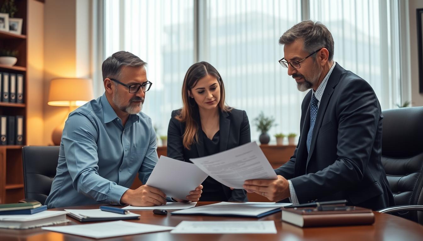 Family elder care planning discussion